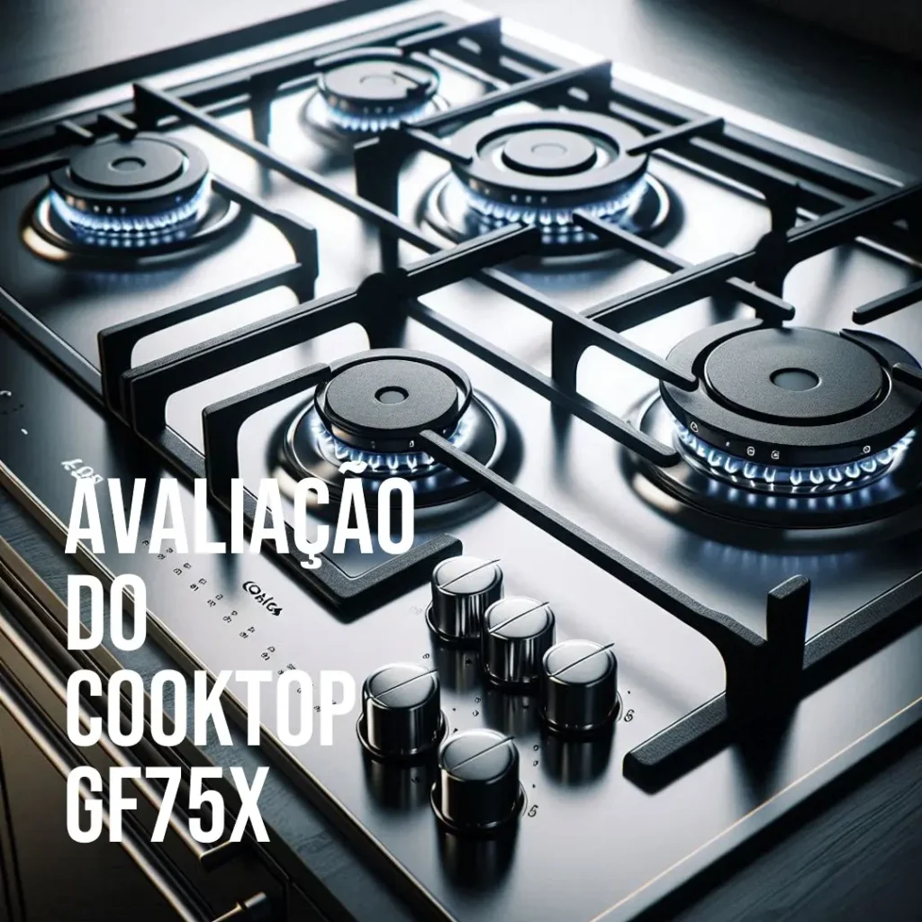 Cooktop GF75X à gás com 5 bocas e tripla chama