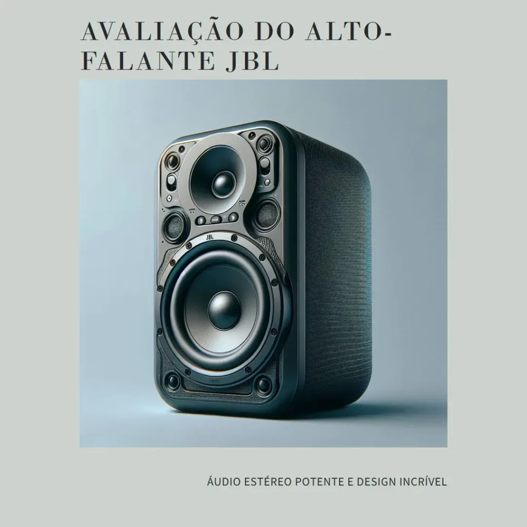 Alto-falante JBL Stage A125C com áudio estéreo potente
