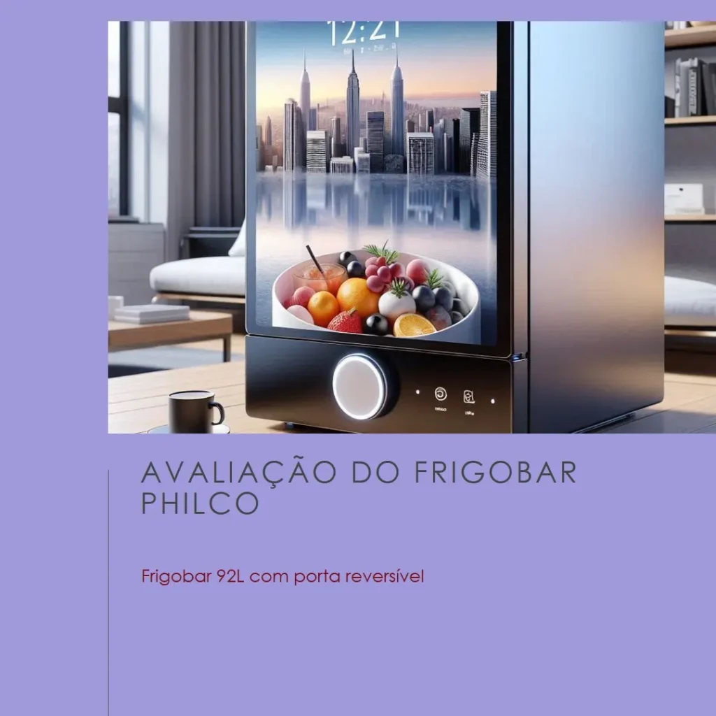 Frigobar Philco 92L PFG111I com Porta Reversível e Baixo Consumo