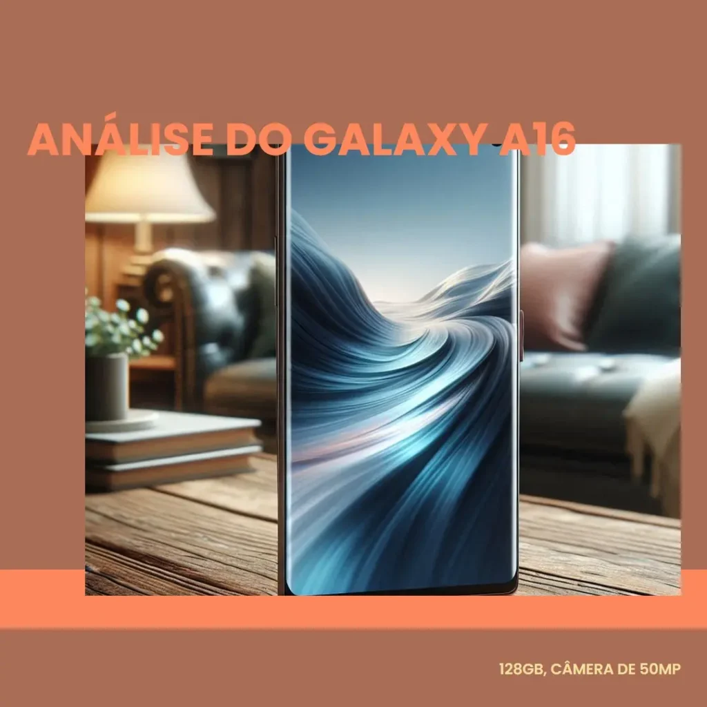 Galaxy A16 com 128GB, Câmera de 50MP e Tela 6.7"
