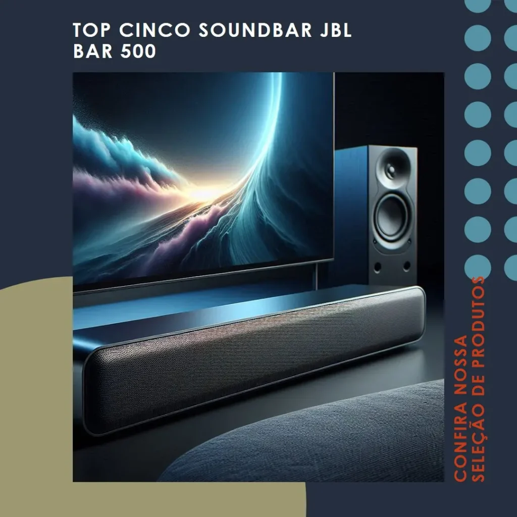 Top Cinco soundbar JBL bar 500 bluetooth 295w rms