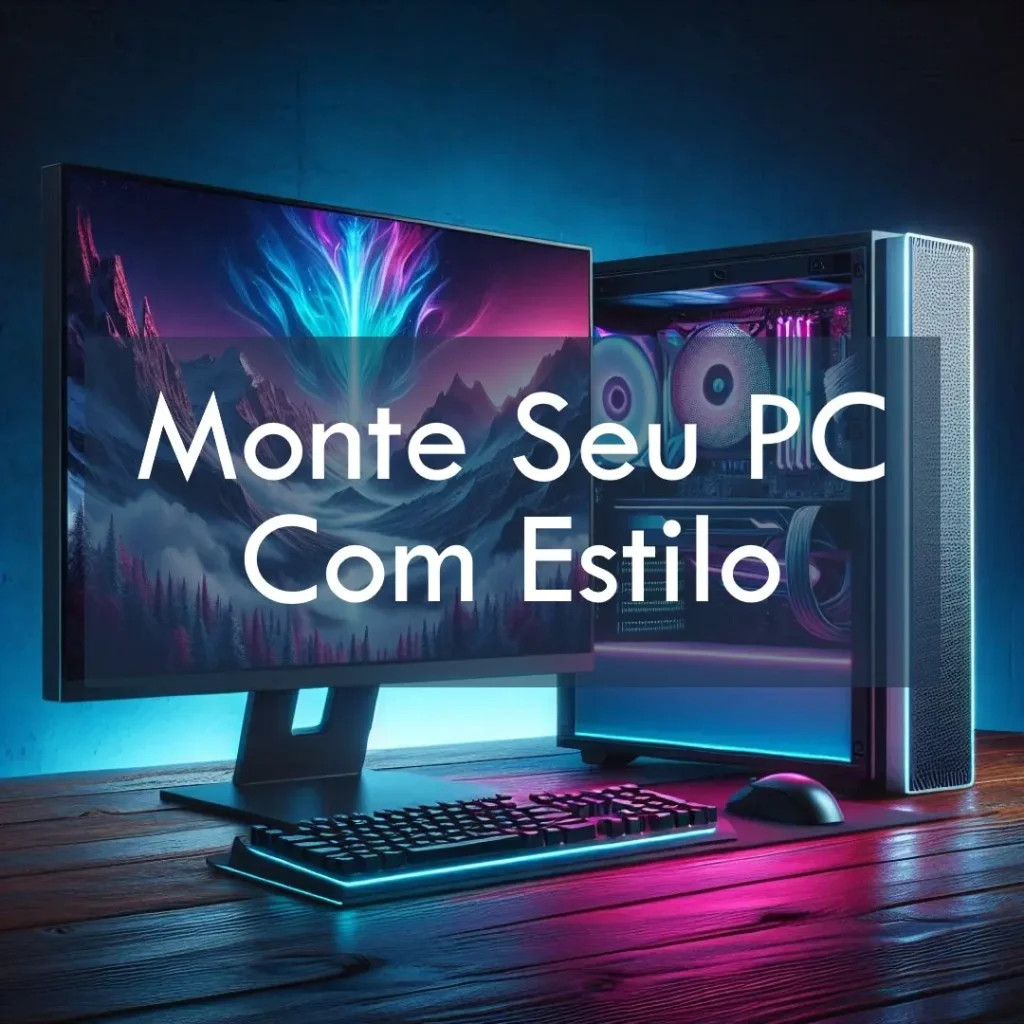 Monte seu PC: Intel i7-14700F, RTX 4060, 16GB, 512GB SSD