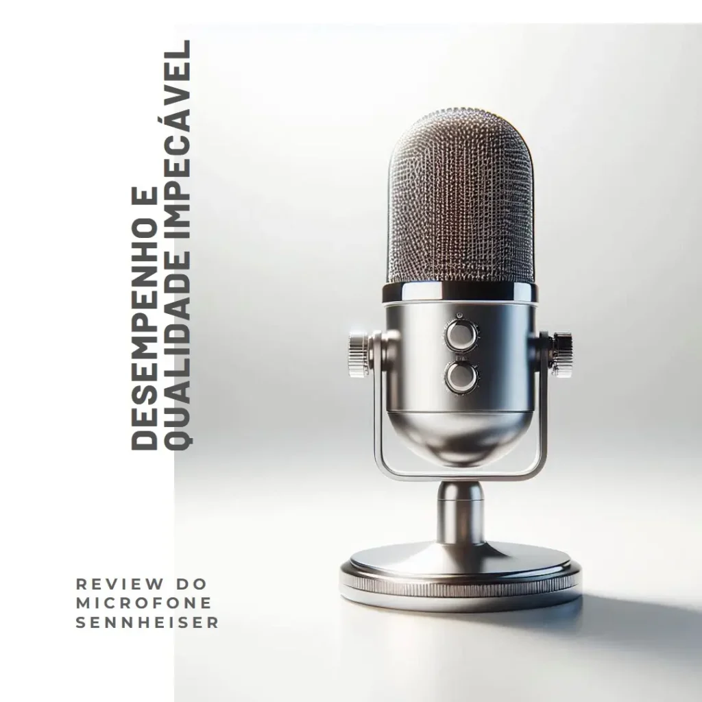 Microfone Memory Mic Condensador Sennheiser - Desempenho e Qualidade Impecável