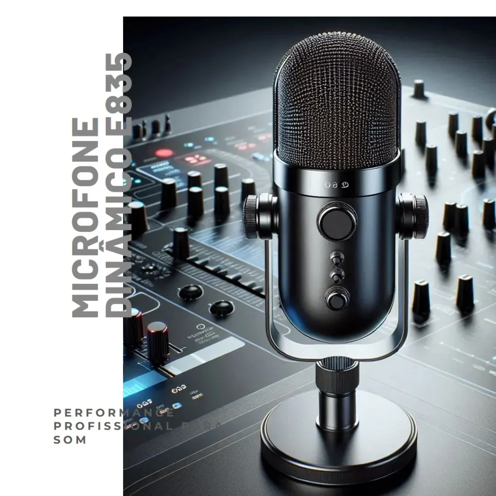 Microfone Dinâmico Cardióide E835 Sennheiser: Performance Profissional para Seu Som