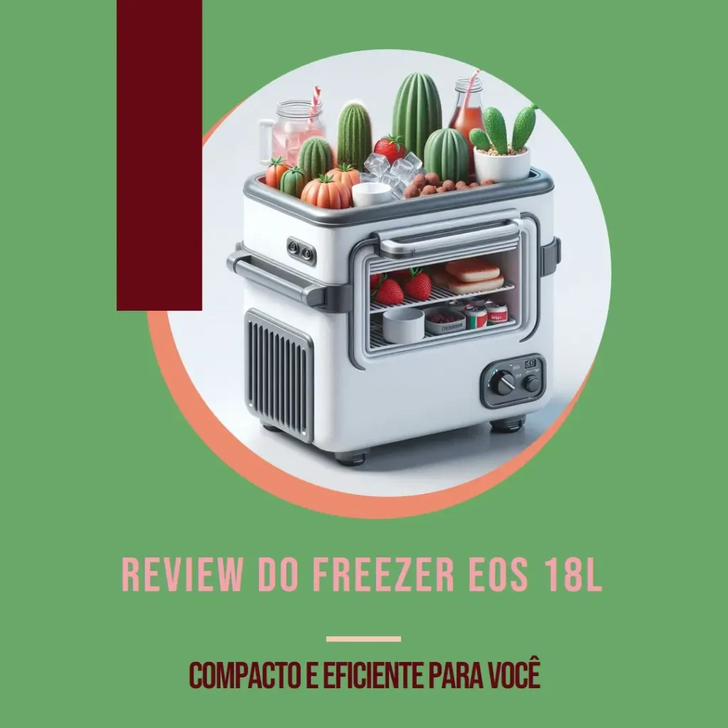 Freezer e Geladeira Portátil Eos 18L: Compacto e Eficiente