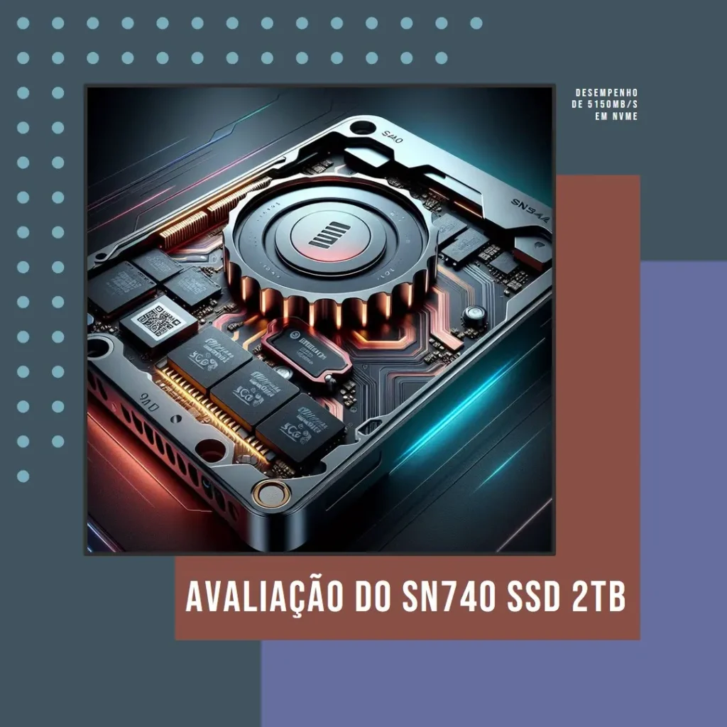 SN740 SSD 2TB M.2 2230 NVMe com 5150MB/s