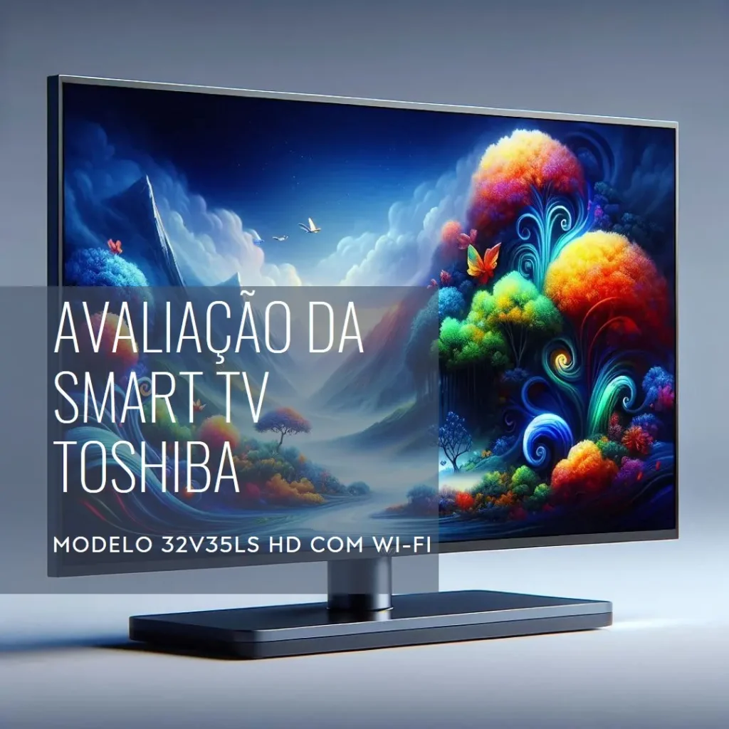Smart TV Toshiba 32V35LS HD com Wi-Fi e HDMI