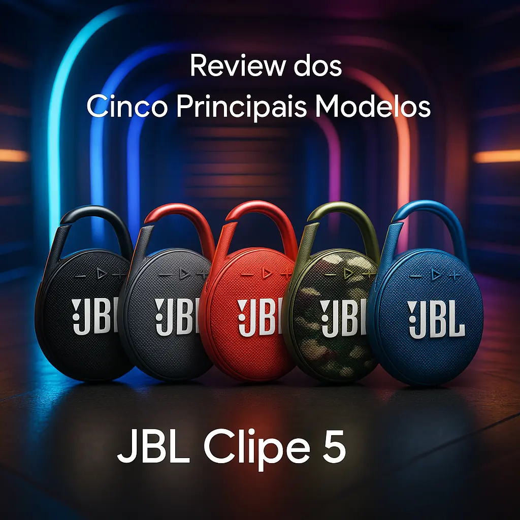Cinco Principais Modelos de JBL clipe 5
