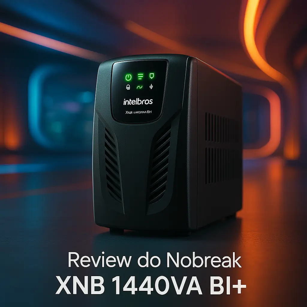 Nobreak Bivolt XNB 1440VA BI+ Preto Intelbras: Potência e Proteção para Seus Equipamentos