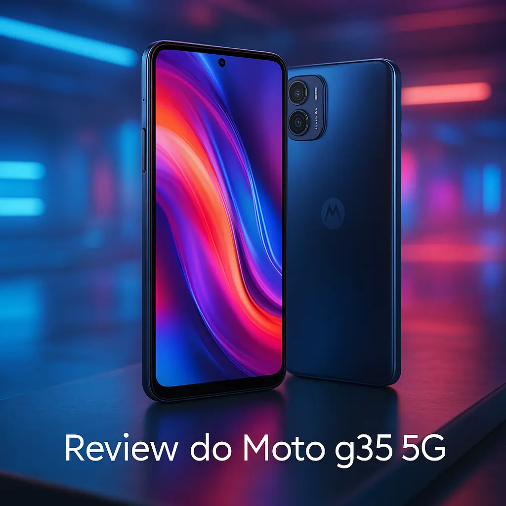 Smartphone Motorola Moto g35 5G – 128GB, 12GB RAM e Câmera AI de 50MP