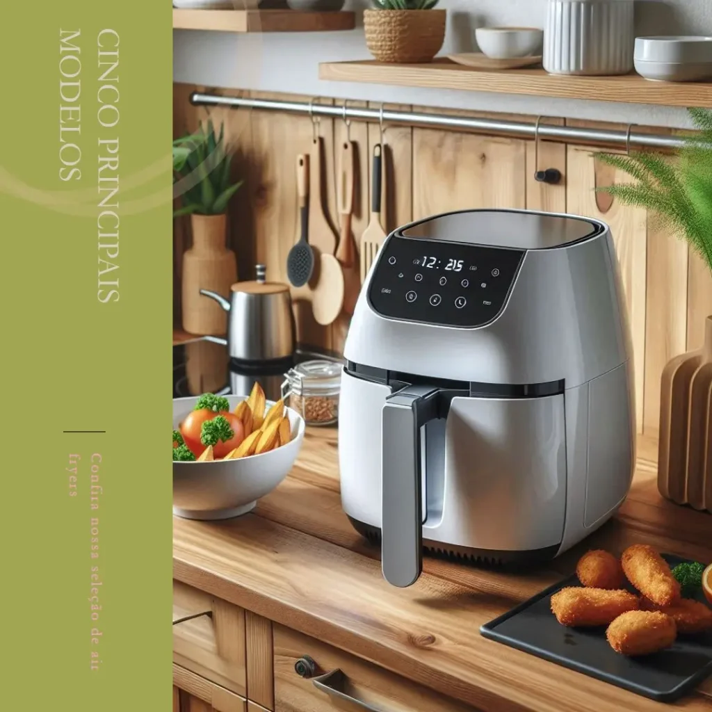 Cinco Principais Modelos de air fryer 4 litros