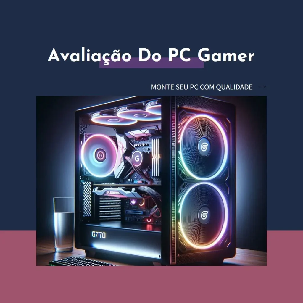 Monte seu PC: Intel i3-8100, GTX 1060, 16GB, SSD 480GB