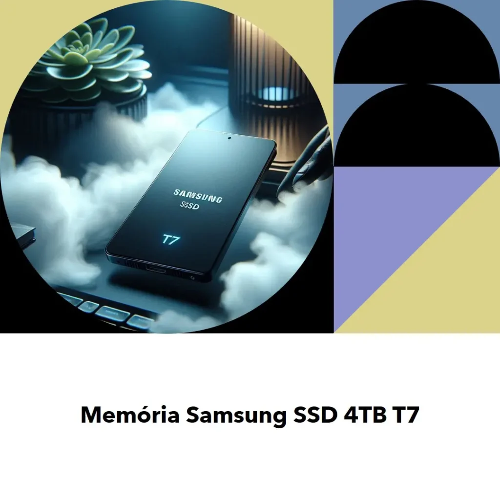 Memória Samsung SSD 4TB T7 Titan Shield: Alta Performance