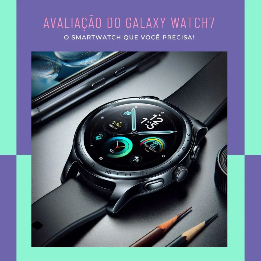 Samsung Galaxy Watch7 44mm Bluetooth com Galaxy AI e GPS