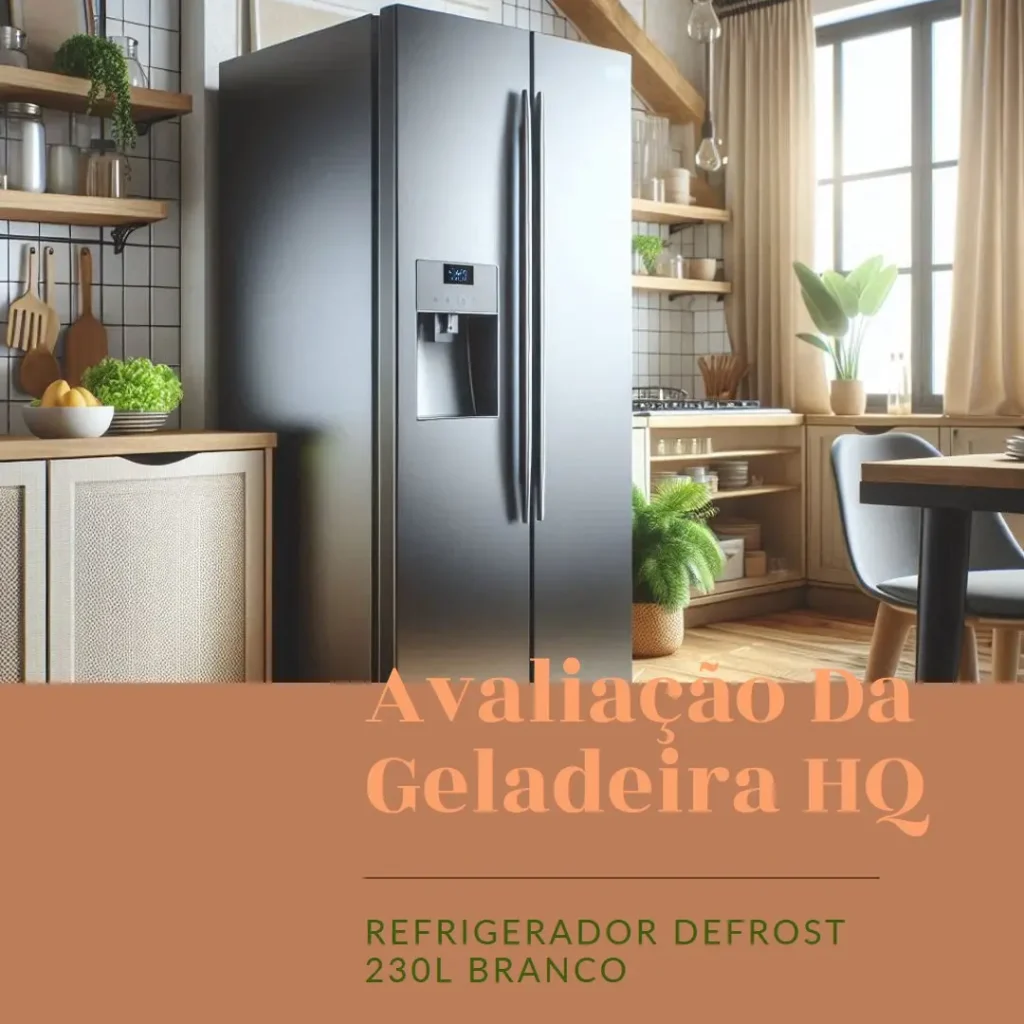 Geladeira Refrigerador HQ Defrost 230L Branco HQ-230RDF