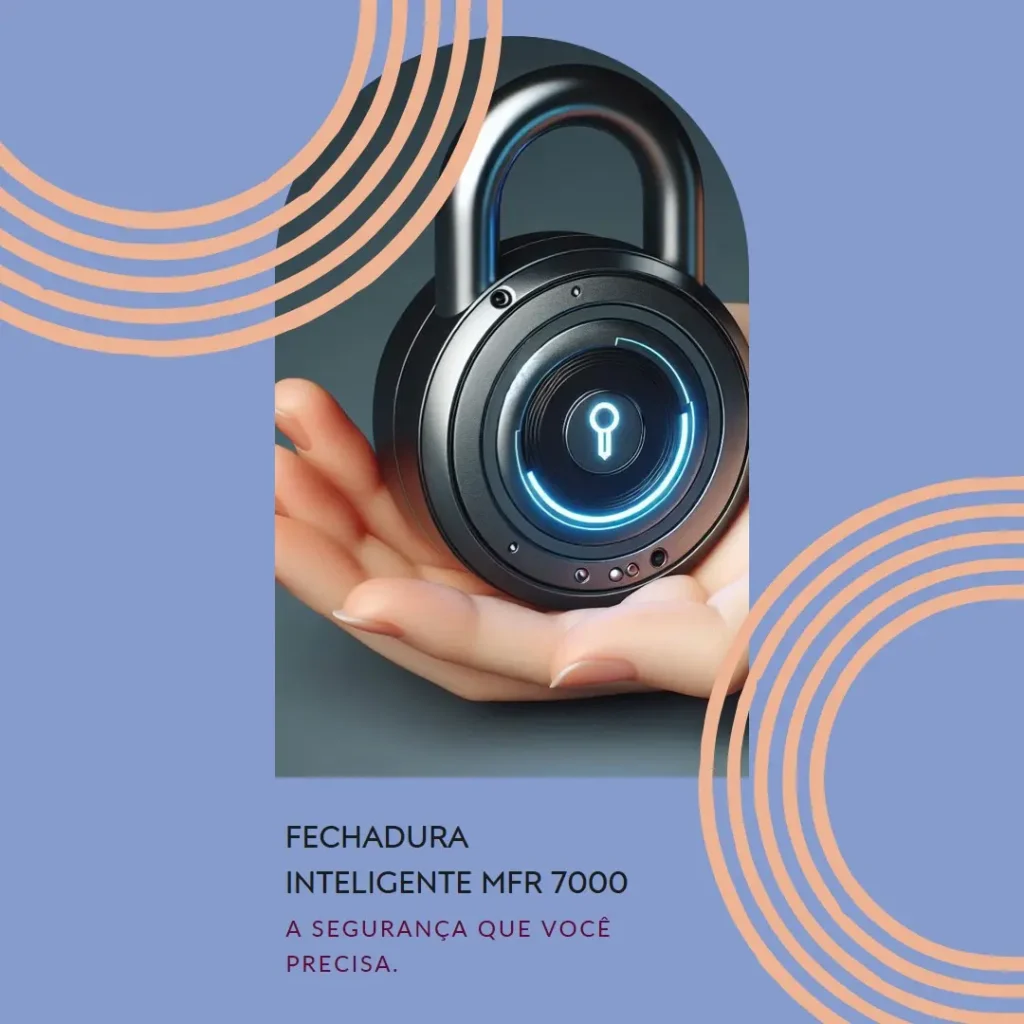 Fechadura Inteligente de Embutir com Maçaneta MFR 7000