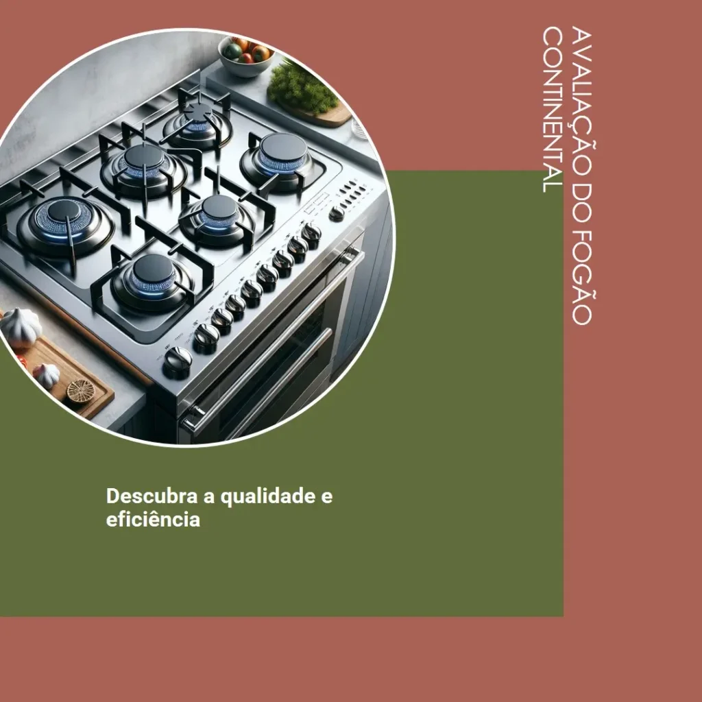 Fogão 5 Bocas Mesa de Inox Branco Continental FC5IB