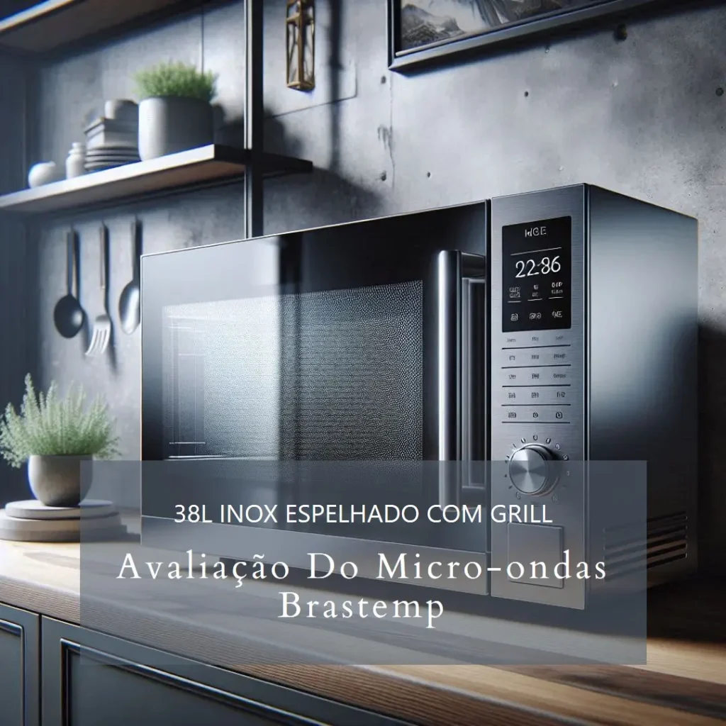 Micro-ondas Brastemp 38L Inox Espelhado com Grill