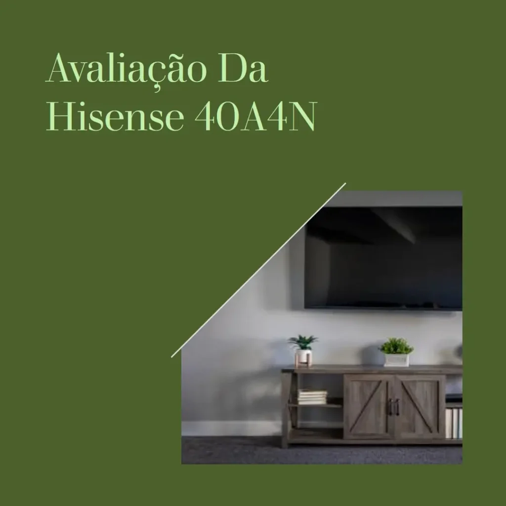 Hisense Smart TV FHD 40" 40A4N com DTS e Alexa
