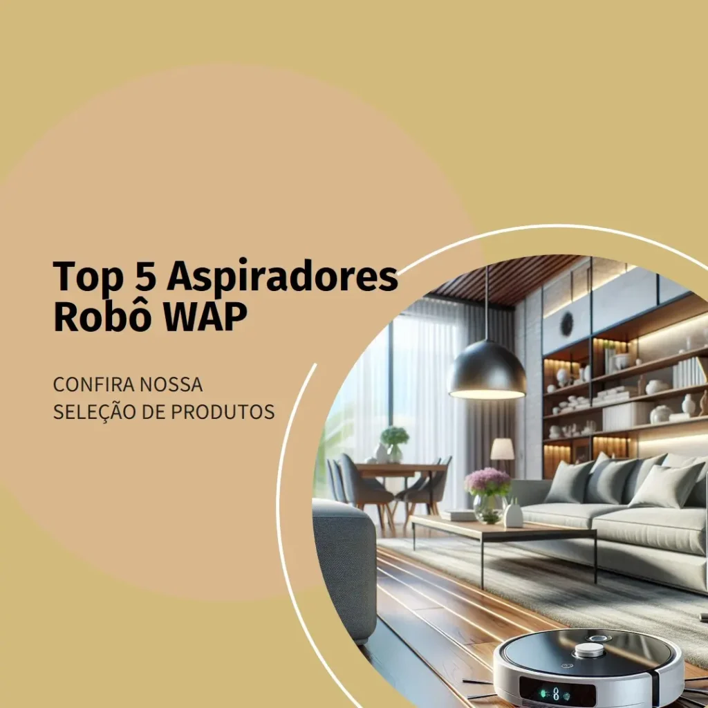 Top 5 Opções de WAP aspirador de pó robô robot w400