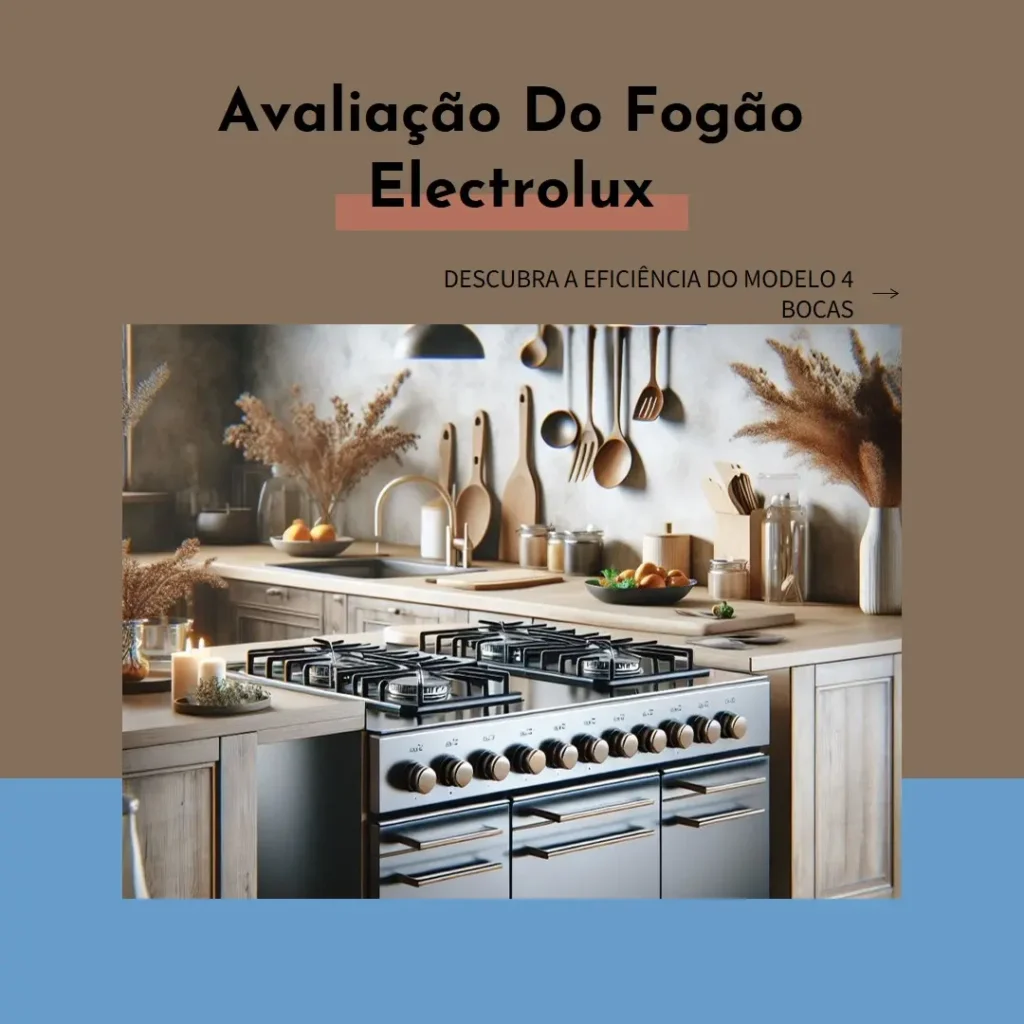 Fogão Electrolux 4 Bocas Efficient com PerfectCook