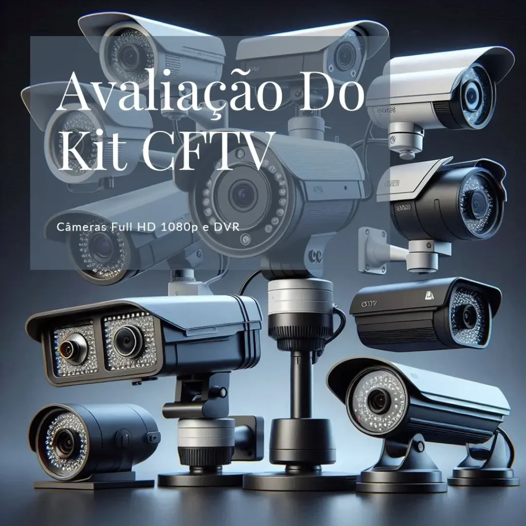 Kit CFTV 8 Câmeras Full HD 1080p DVR Intelbras 2TB
