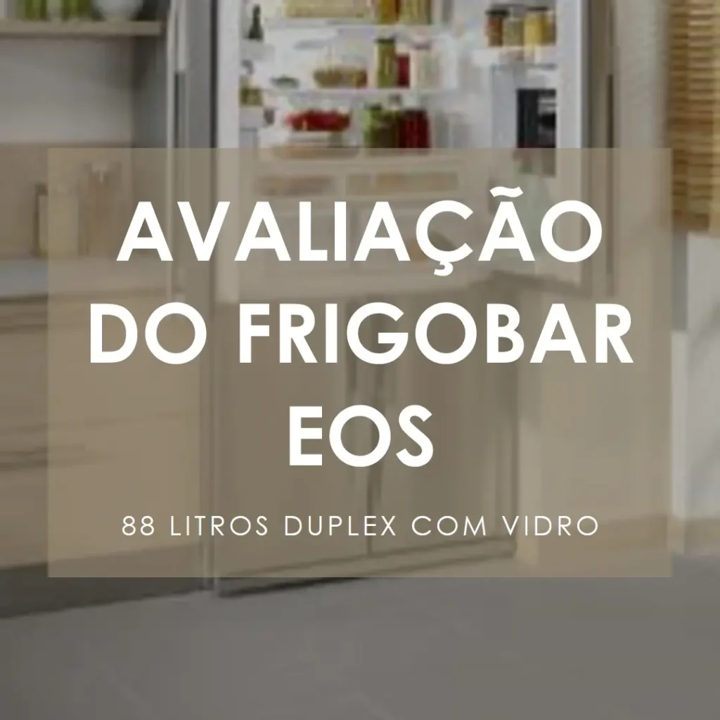 Frigobar Eos 88 Litros Duplex com Porta de Vidro