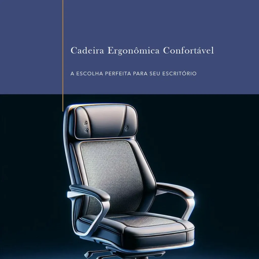 Cadeira para Escritório Ergonômica e Confortável