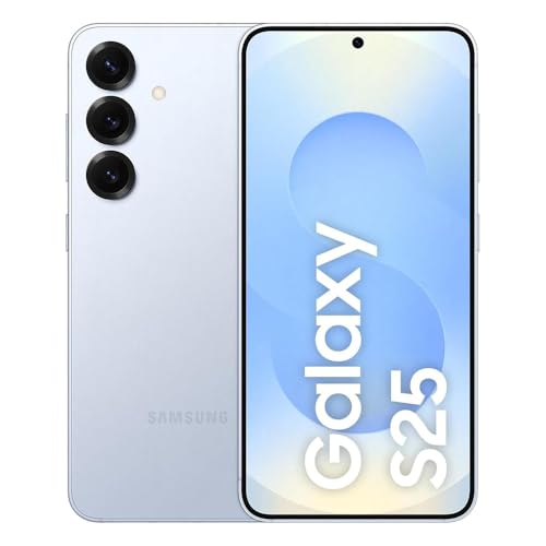 Celular Samsung Galaxy S25 5G, 256GB, 12GB RAM, Câmera Tripla de 50+12+10, Tela Grande de 6.2", Azul