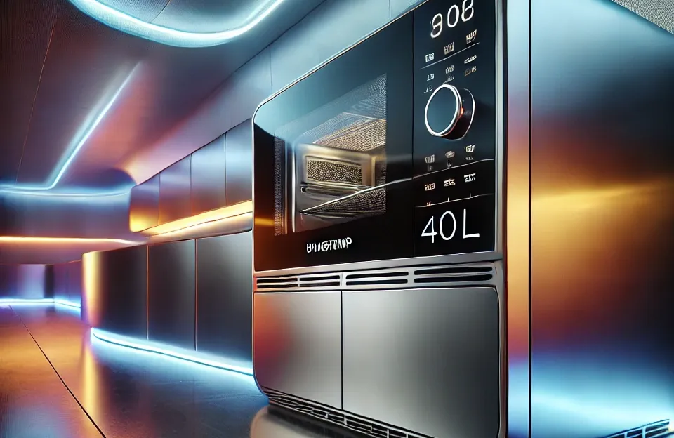 Microondas Brastemp Vitreous com Grill e 40L de embutir