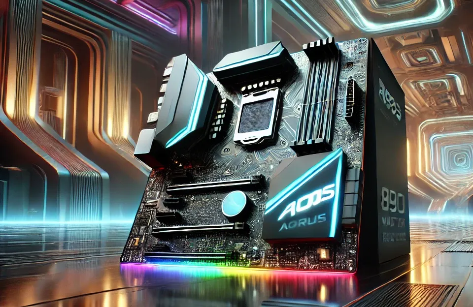 Z890 AORUS Master com Wi-Fi 7 e DDR5 para entusiastas