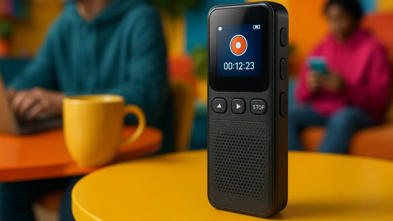 Principais Cinco gravador pequeno de voz