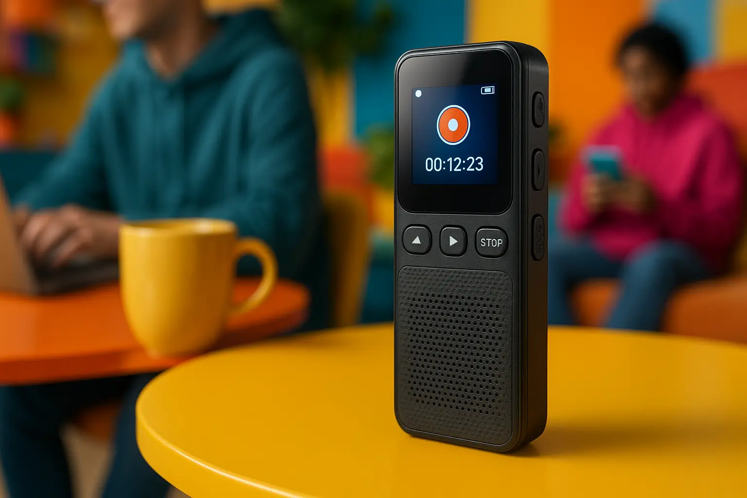 Principais Cinco gravador pequeno de voz