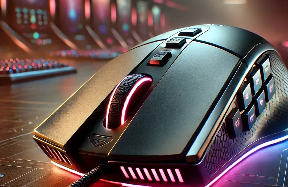 Mouse Gamer HyperX Pulsefire Raid com 11 botões e 16000 DPI