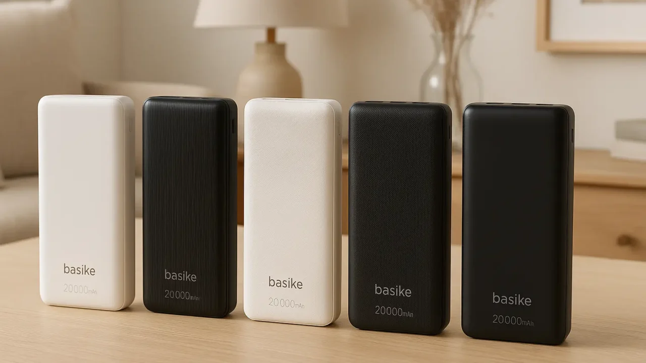 Cinco Principais Modelos de power bank Basike 20000mah