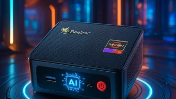 Beelink SER9 AI Mini PC com Ryzen 9: potência, IA e compacidade