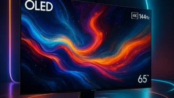 Samsung Smart TV 65" OLED 4K 65S95D com AI e 144Hz