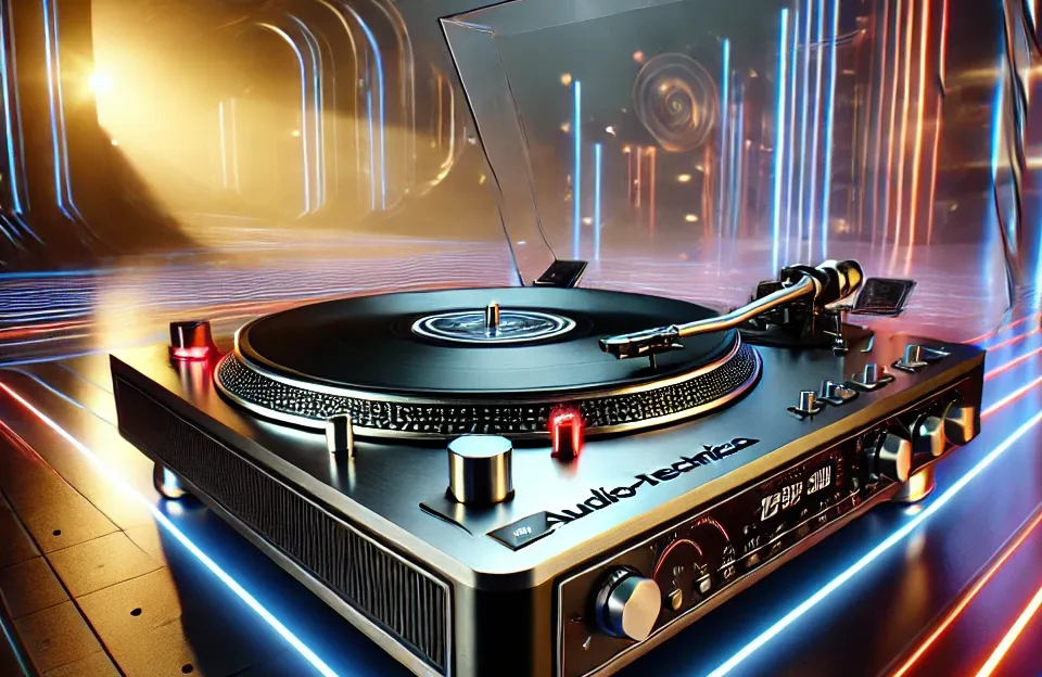 Toca Discos Sem Fio Audio-Technica AT-LP120XBTUSB-BK: O Melhor de Dois Mundos Entre Analógico e Digital