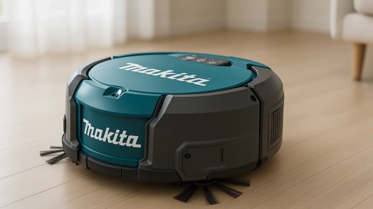 Makita DRC200Z: Robô Aspirador Profissional com Motor Sem Escovas