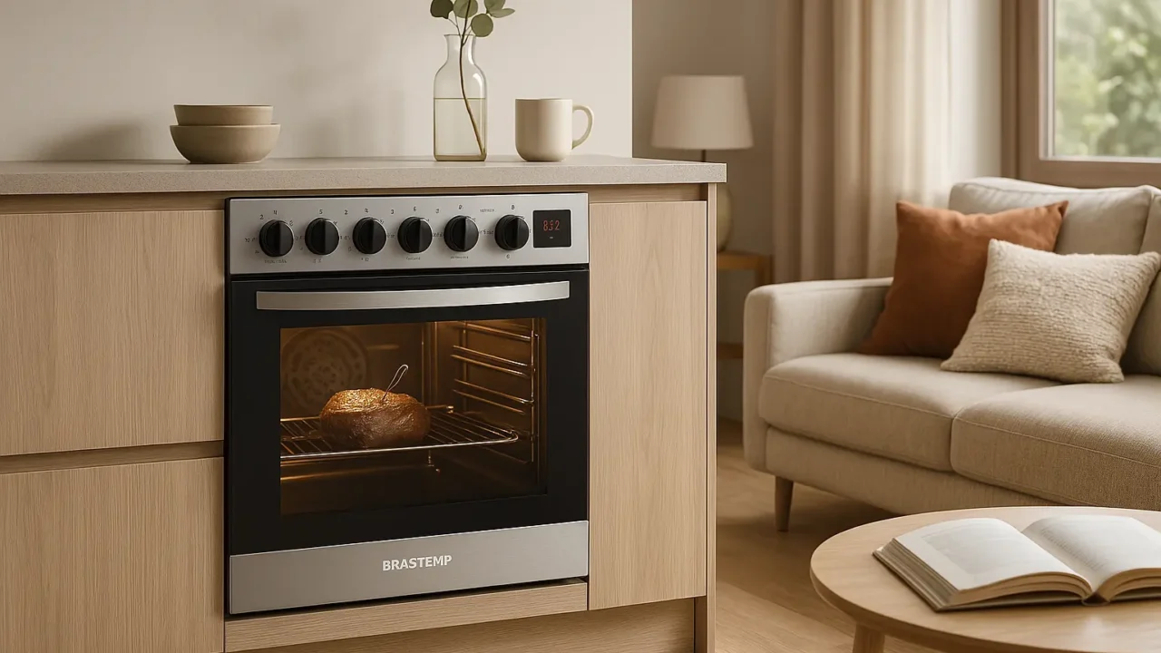 Brastemp 5 Bocas de Embutir: Forno Elétrico com Meat Control