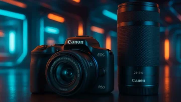 Canon EOS R50 com Lente 18-45mm e 55-210mm: leve, potente e perfeita para criadores