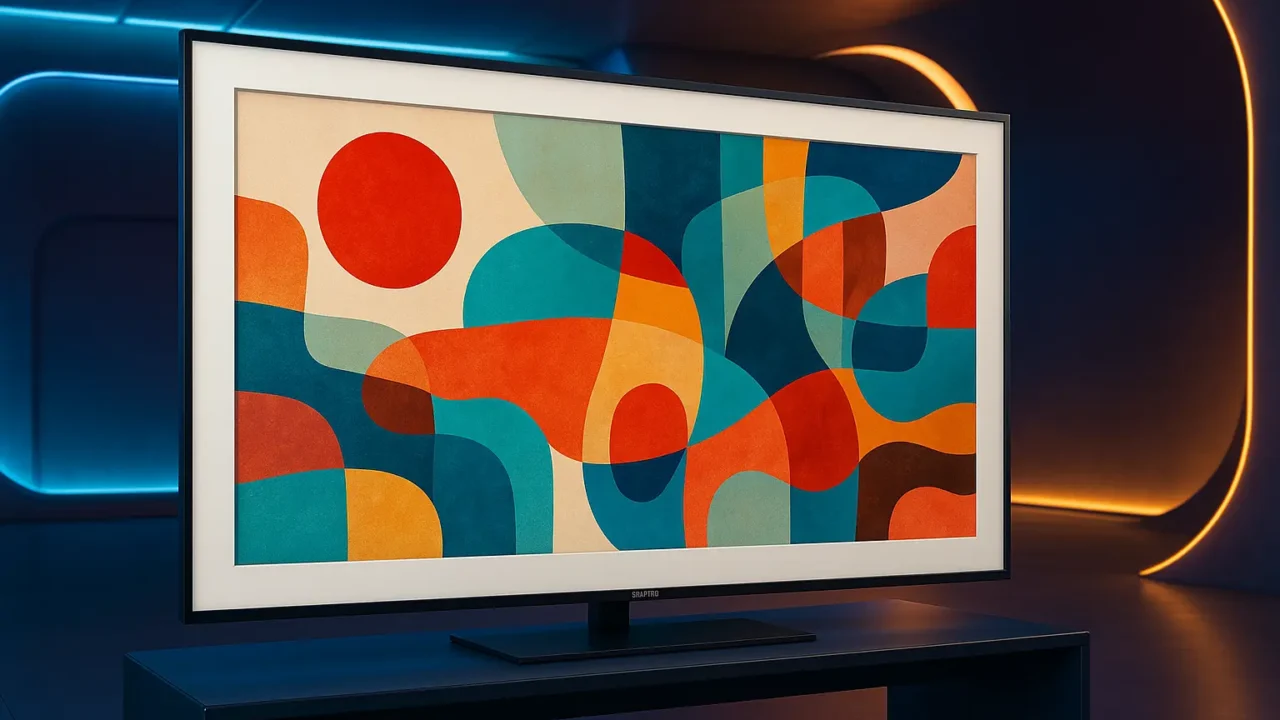 Samsung Smart TV 65" QLED The Frame LS03D - Design que Vira Arte