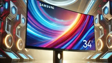 Samsung C34G55TWWL Odyssey 34' - Monitor Gamer Curvo, WQHD, 165Hz, 1ms