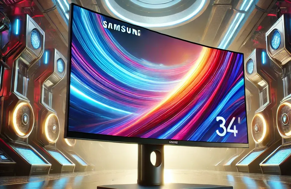 Samsung C34G55TWWL Odyssey 34' - Monitor Gamer Curvo, WQHD, 165Hz, 1ms