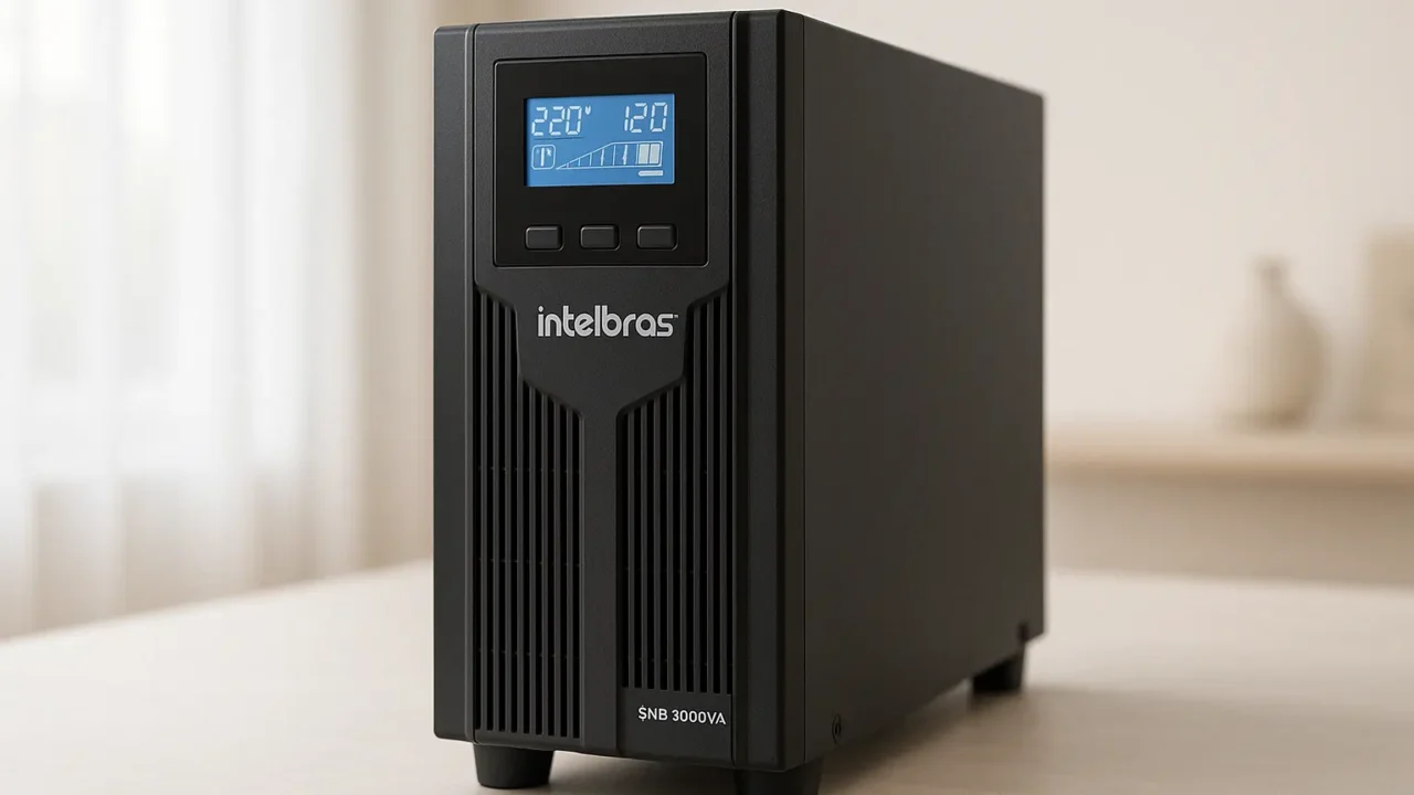 Nobreak Senoidal Intelbras SNB 3000VA: segurança e autonomia