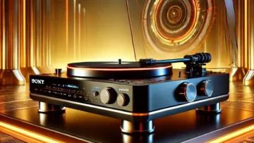 Sony PS-LX310BT Prato Giratório: Gravador de Vinil Sem Fio com Bluetooth e Saída USB