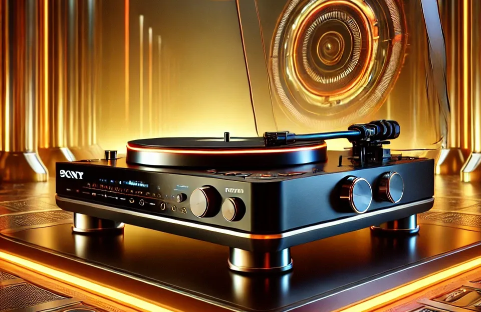Sony PS-LX310BT Prato Giratório: Gravador de Vinil Sem Fio com Bluetooth e Saída USB