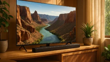 Samsung Smart TV 65" QLED 4K 65Q60D + Soundbar HW-B550: Imersão Completa em Som e Imagem