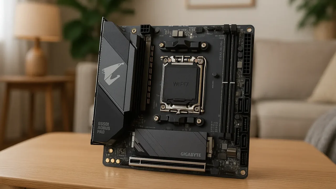 GIGABYTE B850I AORUS PRO: Mini-ITX potente com Wi-Fi 7 e DDR5