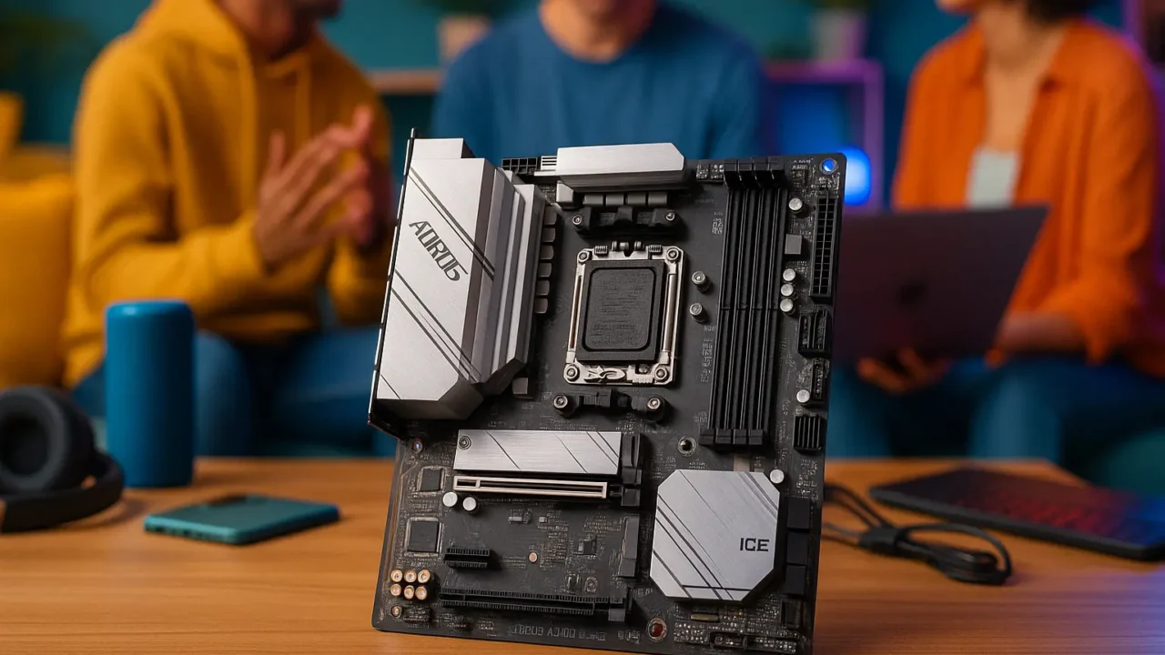 GIGABYTE B850M AORUS Elite WIFI6E ICE: Placa-mãe AM5 com DDR5 e PCIe 5.0